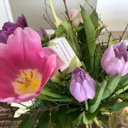 Klantgeluk -bloemen ter waardering