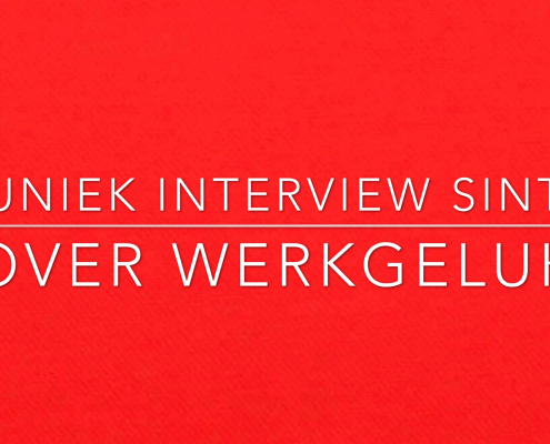 De sint en werkgeluk